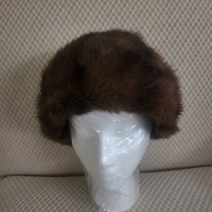 Vintage European mink hat.